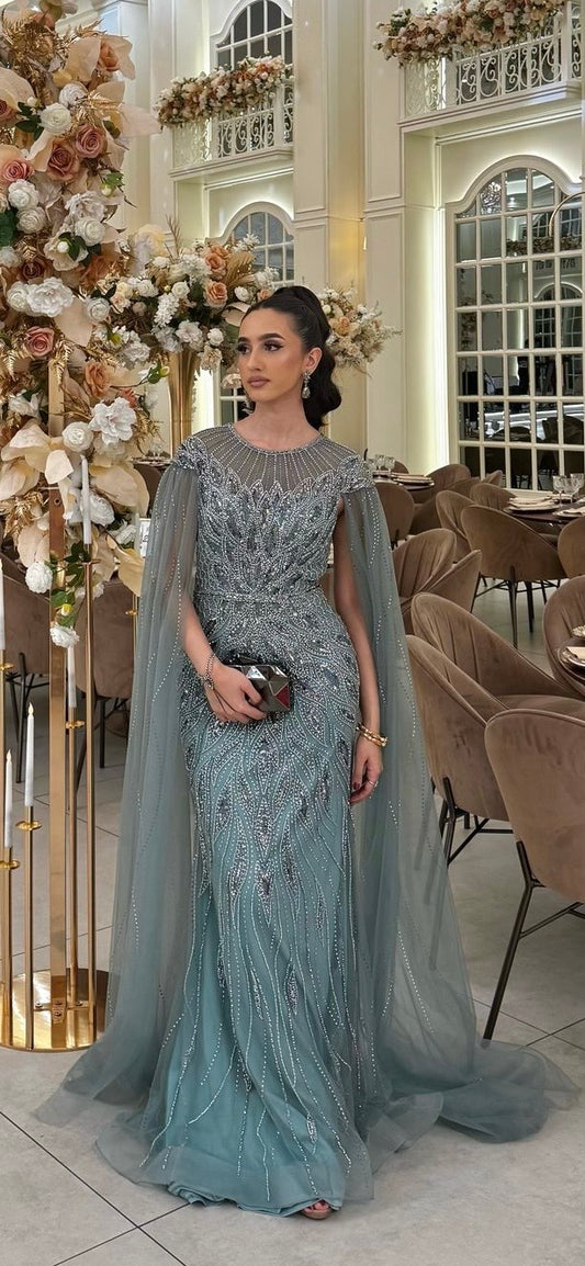 Peacock gown